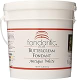 Fondarific Buttercream Antique White Fondant, 10-Pounds