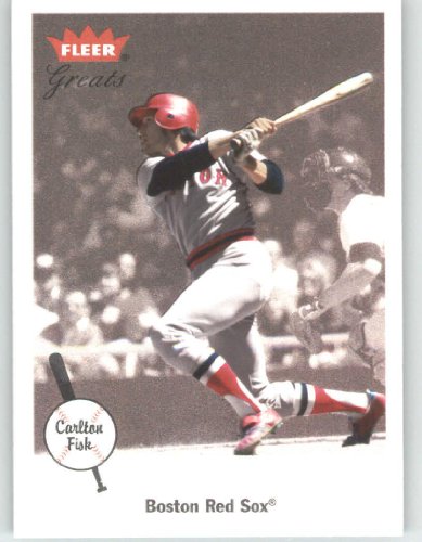 2002 Fleer Greats of the Game #89 Carlton Fisk - Boston Red Sox (Baseball Cards)