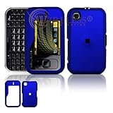 Nokia MAKO/Surge 6790 Cell Phone Dark Blue Rubber Feel Protective Case Face ....