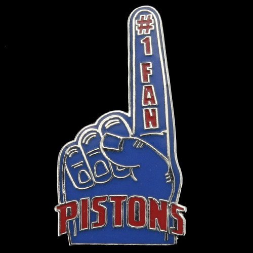 Detroit Pistons #1 Fan Pin
