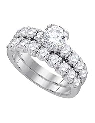 2.57CTW-DIA 1.00CT-CRD BRIDAL SET