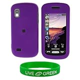 Purple Rubberized Hard Case for Samsung Solstice A887 Phone, AT&T