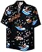 Santa Reindeer and Parrots Christmas Hawaiian Shirt