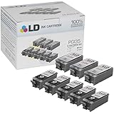 LD &copy; Canon Pixma iP100 Compatible Set of 8 Ink Cartridges: 5 Black PGI35, 3 Color CLI36