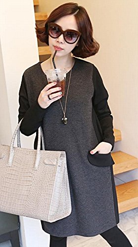 ワンピース チュニック ニット アウター コート ブルゾン ラウンドネック 長袖 エレガンス キュート カジュアル パーティ ２次会 レディース 秋物 冬物 可愛いスカーフ付き R258