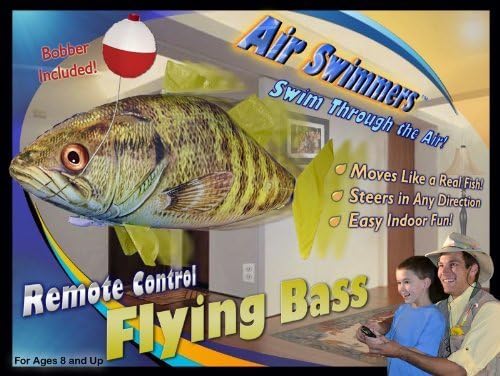 Air Swimmers Remote Control Flying Bass Combo 2 Pack - Makes a Great Christmas Gift!