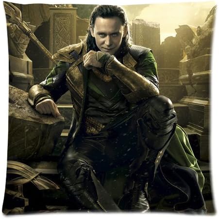 Every New Day Superhero Series Thor Loki Unique Custom Zippered Pillow Cases 18x18 inches(45x45cm) (Two sides)