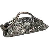 Ashley M Criss-Cross Metallic Satchel