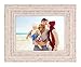 Kiera Grace Maya Weathered Beachwood Picture Frame, 5 x 7 inches, White