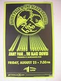 The Black Crowes Concert Poster Handbill Jimmy Page Denver