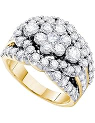 3.00CTW DIAMOND FLOWER RING