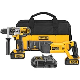 DEWALT DCK292L2 20-Volt MAX Li-Ion 3.0 Ah Hammer Drill and Reciprocating Saw Combo Kit by DEWALT