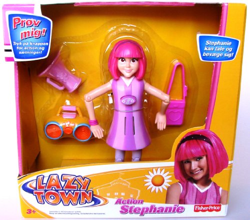 Fisher Price M6209 Lazy Town Action Stephanie Figure (Danish Talking Import)