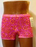 Mens - Unisex Mesh Print Swim Square Leg Brief