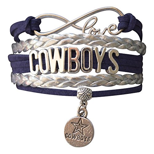 Infinity Collection Dallas Cowboys Football Bracelet