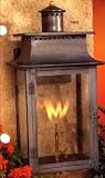 Artistic 7908 Maryville Large Ceiling Mount Gas Lantern Washed Pewter