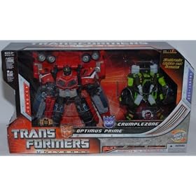 Transformers Universe Optimus Prime and Crumplezone - Robots in Disguise
