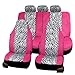 Read FH-FB121115 Zebra Prints Car Seat Covers, Airbag ready and Split Bench, Pink / White color Details FH-FB121115 Zebra Prints Car Seat Covers, Airbag ready and Split Bench, Pink / White color