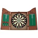 Woodworm Home Dart Board Set with Cabinet