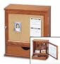 Message Mate (Oak) (14.25"h x 11.75"w x 5.75"d)