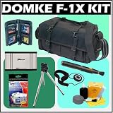 Domke F-1XB Little Bit Bigger Ballistic Camera Bag (Black) and Photography Accessory Outfit
