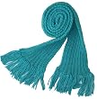 Handmade Scarf in Fresh Ocean Blue (100% Hand-knitted - Extra Long)