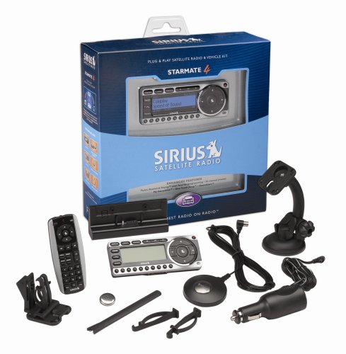 SIRIUS ST4-TK1 Starmate 4 Plug-and-Play Satellite Radio Receiver with Car Kit under The Car toys Store