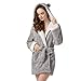Richie House Women's Bathrobe Robe with Two Ears Uni Size for S-L RHW2498