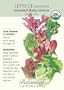 Lettuce Baby Mesclun Gourmet Certified Organic Heirloom Seeds 1200 Seeds