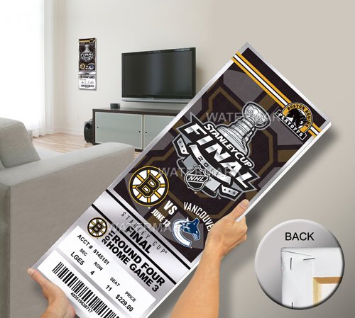 NHL Boston Bruins 2011 Stanley Cup Champions Commemorative Mega Ticket