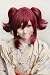 Meilifang Kuroshitsuji Mey Rin Wine Red 2pcs Clip on Ponytail 40cm Party Costume Cosplay Wigs