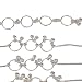 Silver Body Jewelry Belly Chains Length 31.5 inches image 1