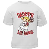 Georgia Bulldogs White Toddler Daddy's Lil' Dawg T-shirt