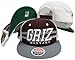 Montana Grizzlies Three Tone Plastic Snapback Adju...