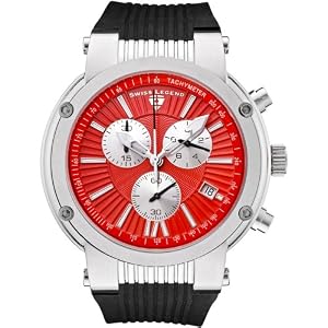 Swiss Legend Men's Legato Cirque Collection Chronograph Rubber Watch #10006-05-SB