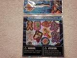 Bakugan- 104 Glitter Stickers/Autocollants