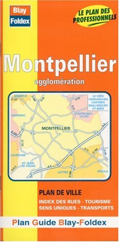 City Travel Guides Discounted  Livres : Plan de ville : Montpellier (avec un index)