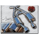 Mina Gallery Performance (Under the Rear Axles) Exhaust System for Jaguar XK8 R... by Mina Gallery