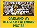 Search : Oakland A's (Athletics) All-Stars Wall Calendar 1987-88