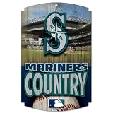 MLB Seattle Mariners Wood Signs