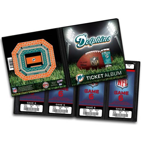 NFL Miami Dolphins Ticket Album