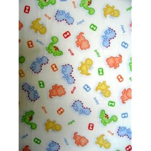 Fitted Sheet (BABYBJÖRN Travel Crib Light) - Baby Dino - Made In USA