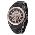 DETOMASO Herrenuhr MODENA Automatic Rosegold/Black MTM8808A-BK1
