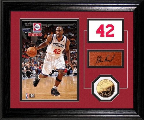 Elton Brand Framed Player Pride Desk Top