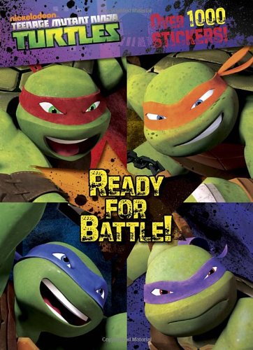 ready for battle teenage mutant ninja turtles color plus 1000 stickers