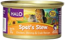 Spot's Stew for Cats, Chicken Shrimp and Crab, 3-Ounce, 12-Can
