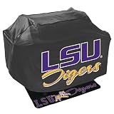 Mr. Bar B Q NCAA Grill Cover and Grill Mat Set, Louisiana State University Tigers LSU