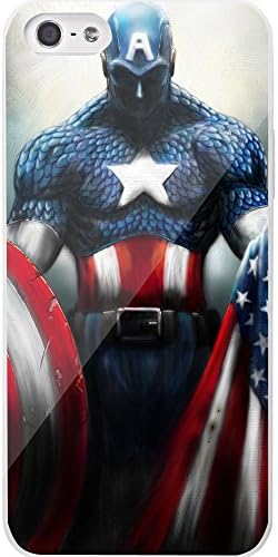 Captian America American Flag for Iphone and Samsung Galaxy (iPhone 5/5s white)