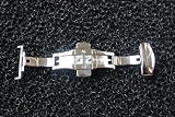 22MM Stainless Steel Butterfly Deployment Buckle by Toscana
