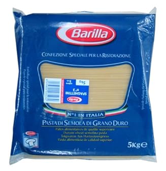 バリラ No.3 スパゲッティーニ 5kg [並行輸入品]